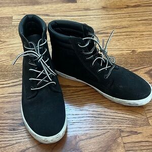 Women’s Timberland black high top sneaker boots